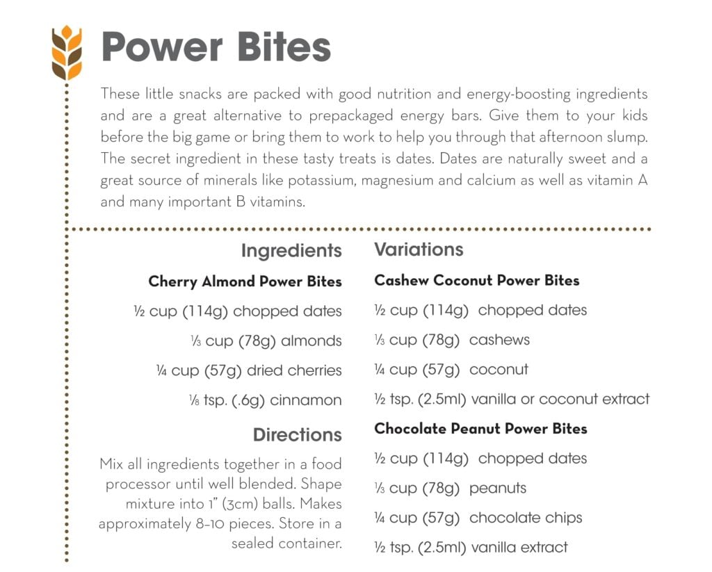 Power Bites Recipe from Practically Green // www.mindfulmomma.com