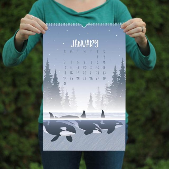 Calendar 2021 Etsy gifts