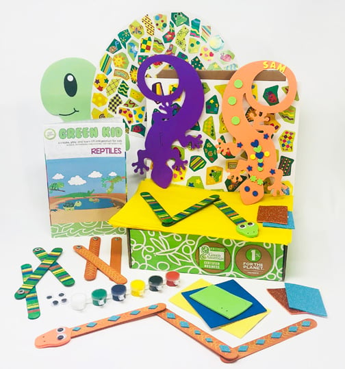 Green Kid Crafts reptile subscription box