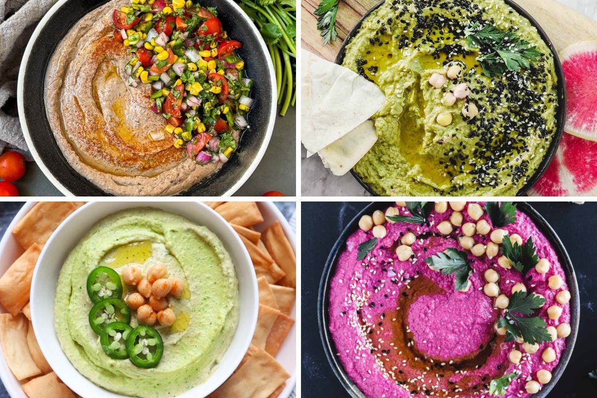 Flavored Hummus Dips