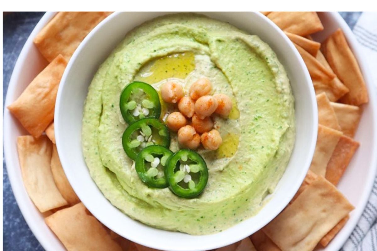 Jalapeno Cilantro Hummus