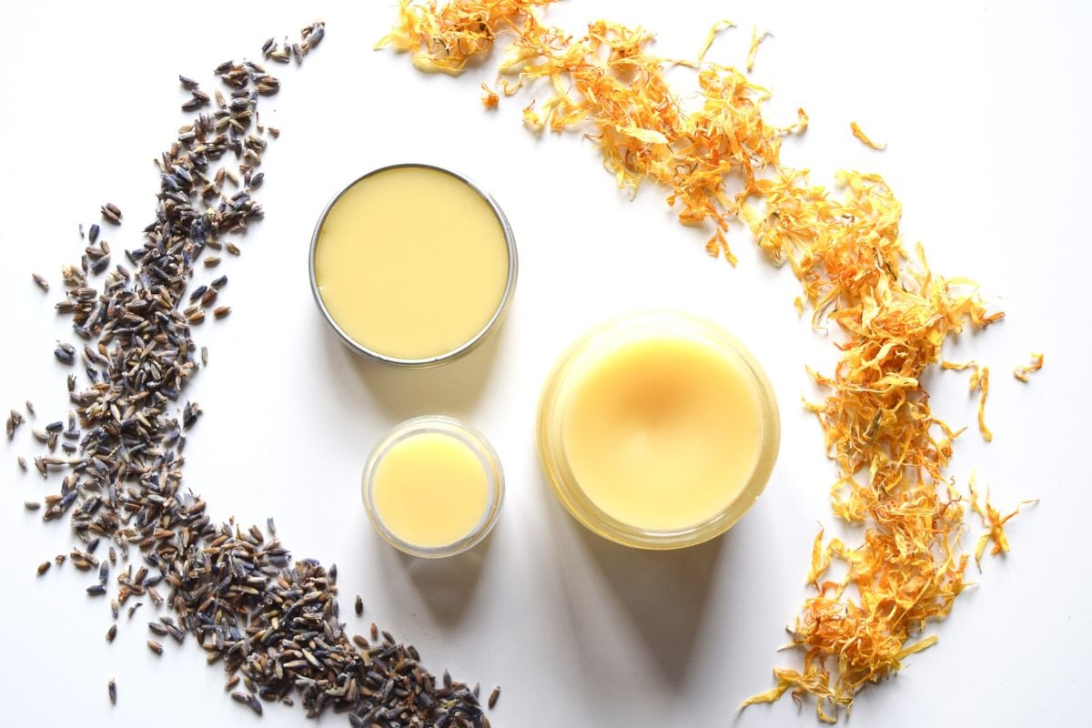 Homemade Lavender Calendula Skin Balm