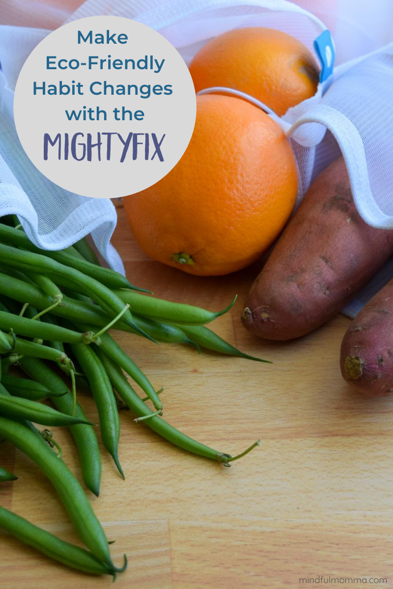 Eco-friendly habit changes are easy and affordable with with a MightyFix subscription. Get started for just $3 with your first "fix" of a set of reusable produce bags. Learn more on the blog! | #sponsored #mightyfix #ecofriendly #habitchanges #reusableproducts via @MindfulMomma