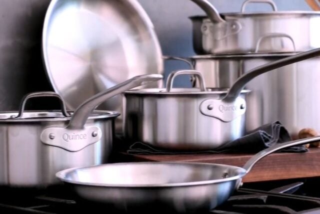 Quince stainless steel cookware set