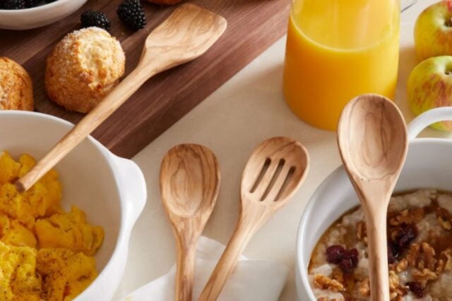 Quince Olivewood cooking utensils