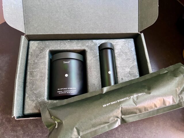 Seed probiotic in box with refill