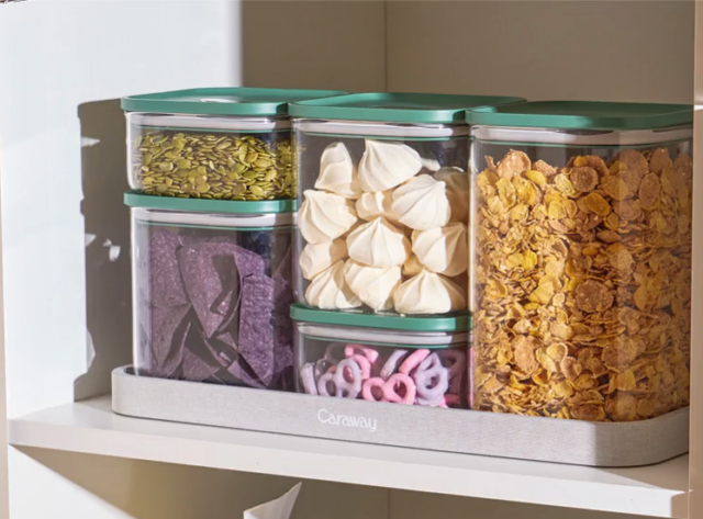 caraway airtight glass food storage containers