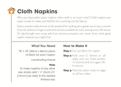 Cloth napkins cloth napkins tutorial