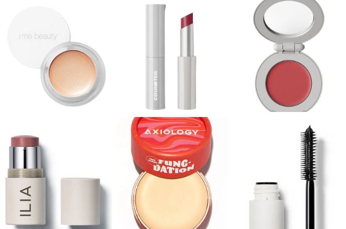 non toxic makeup collage