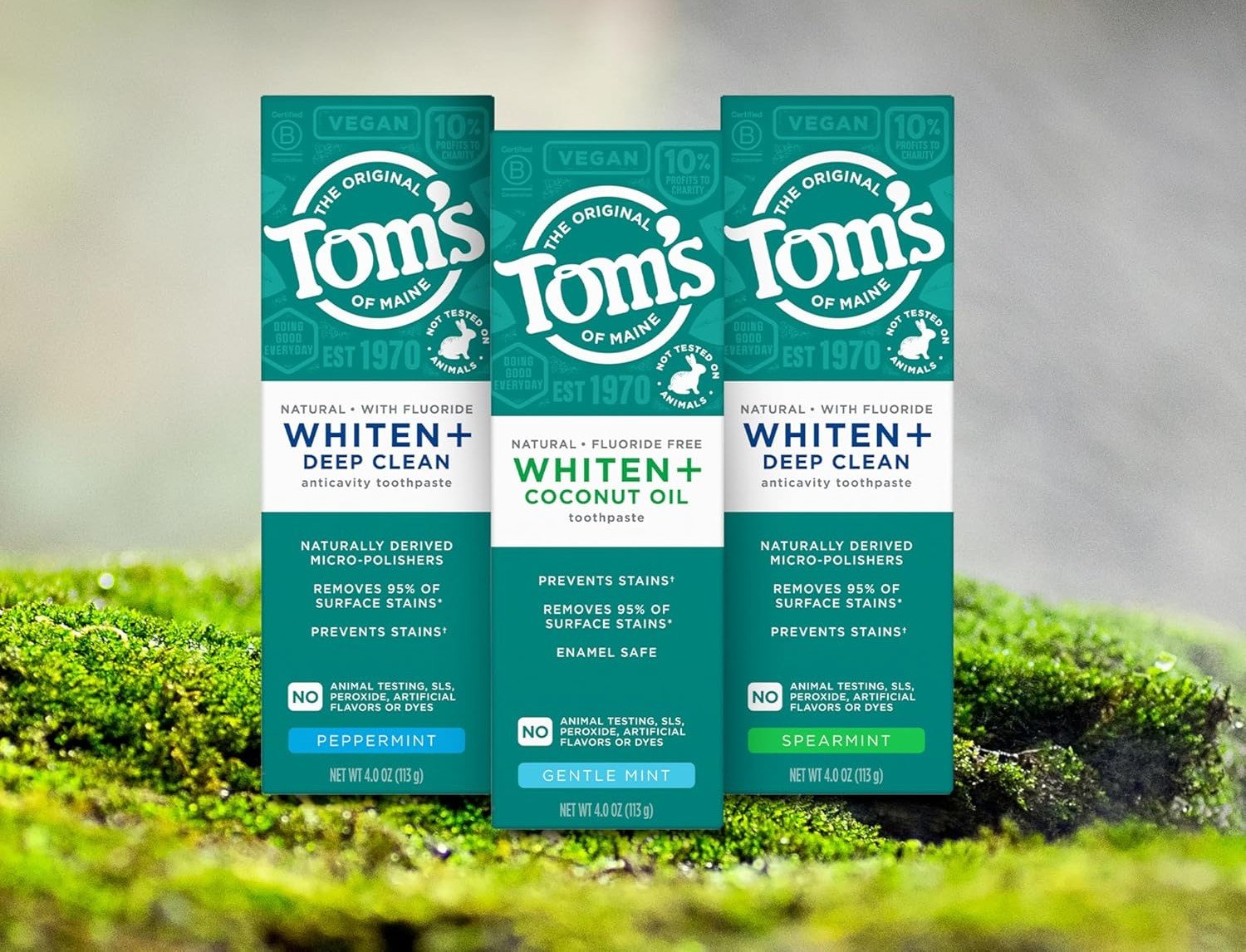 Toms of Maine toothpaste varities
